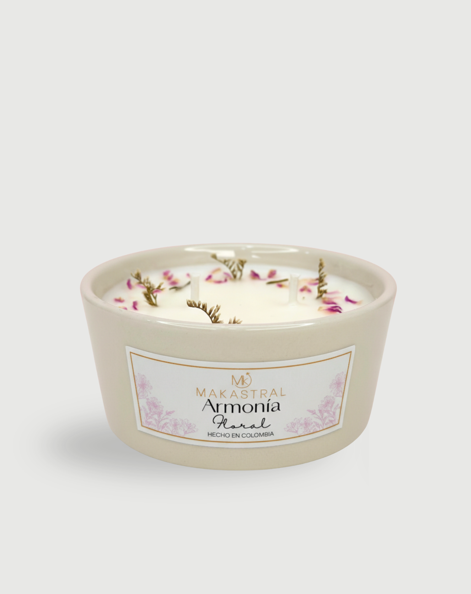 Vela armonía fragancia floral