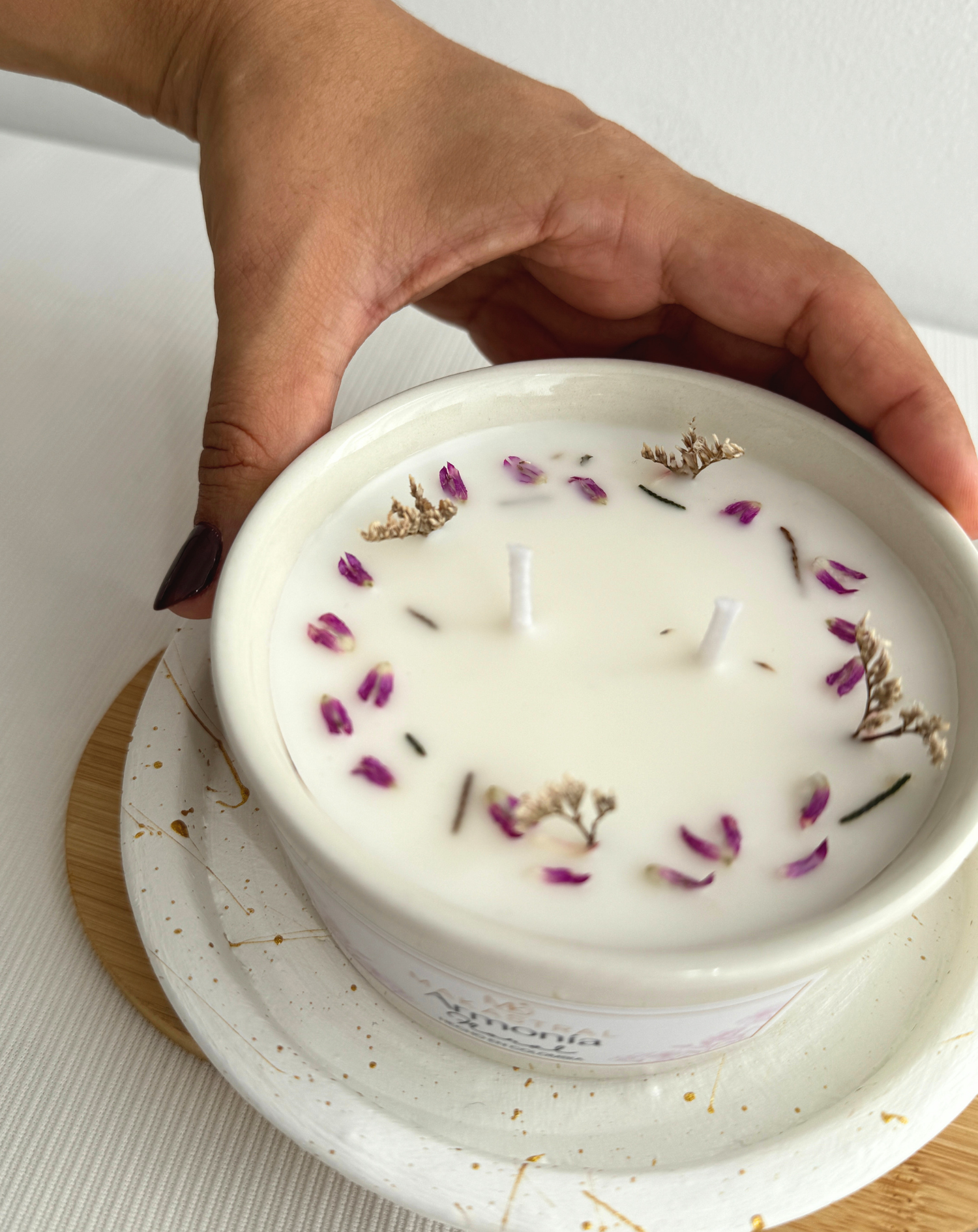 Vela armonía fragancia floral